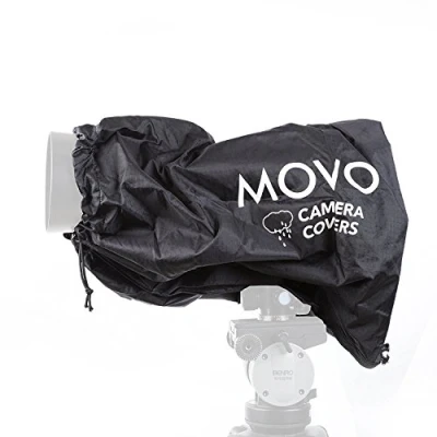 Abbildung von Movo CRC17 Nylon Regen Cover Anzug für Canon EOS, Nikon, Sony, Olympus, Pentax und Panasonic DSLR Kameras