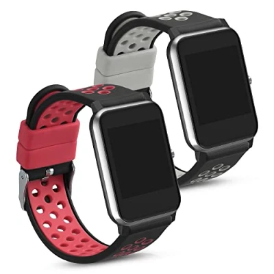 Abbildung von kwmobile Uhrenarmband 2x Sportarmband für Willful Fitnesstracker / Smartwatch, Armband TPU Silikon Set