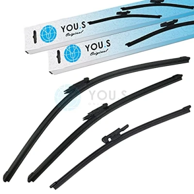 Abbildung von YOU.S SCHEIBENWISCHER SET VORNE + HINTEN 290 600 475 mm