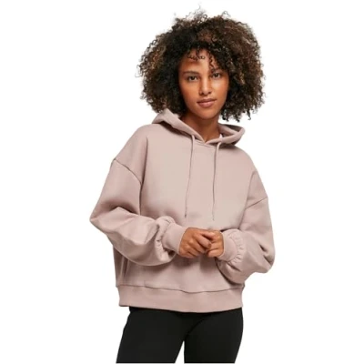 Abbildung von Build Your Brand Damen Ladies Organic Oversized Hoody Kapuzenpullover, Duskrose, XL