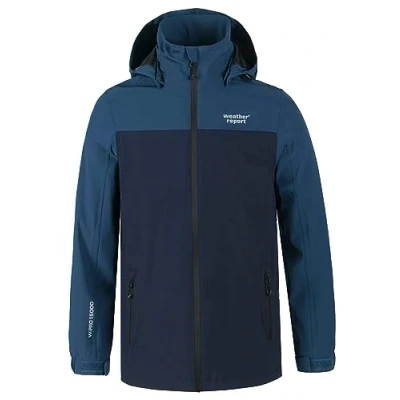 Abbildung von Weather Report Outdoorjacke Blue teal für Kinder, Größe: 176,