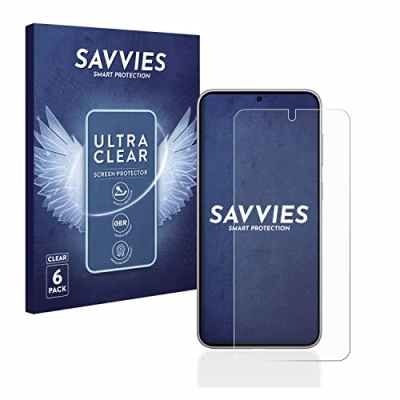 Abbildung von Savvies 6 Stück Schutzfolie für Samsung Galaxy S23 Displayschutz Folie Ultra Transparent