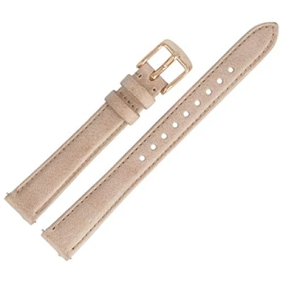 Abbildung von Fossil Uhrenarmband 14mm Leder Beige ES 3487 LB ES3487