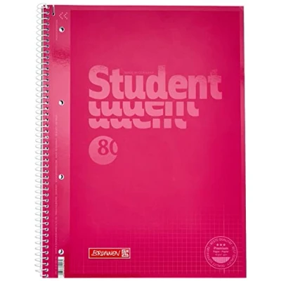 Abbildung von BRUNNEN Collegeblock Premium Student Colour Code A4, Lineatur 28, 80 Blatt, pink