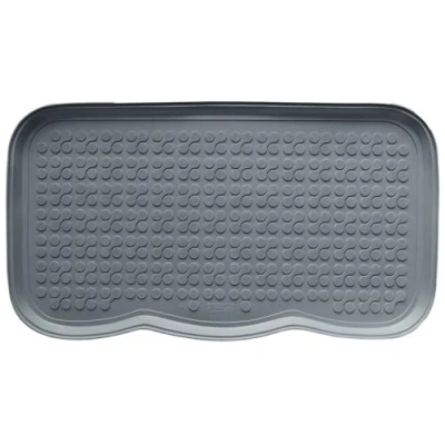 Abbildung von e floor Duftende Schuhabtropfschale 40cm x 72cm Grau Schuhmatte Schuhablage Schuhunterlage Abtropfschale für Schuhe Regen Herbst Winter thermoplastisch Anti Rutsch flexibel