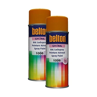 Abbildung von Kwasny 2X 324 008 Belton Spectral Lackspray RAL 1007 narzissengelb hochgl. 400ml