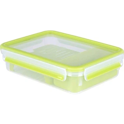 Abbildung von Emsa Frischhaltedose Clip &amp; Go mit Gittereinsatz 1.2 L, Kunststoff, (1 tlg)