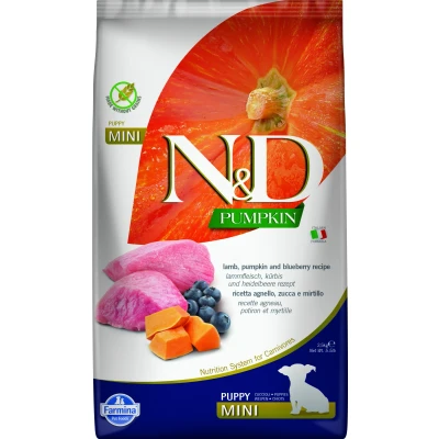 Abbildung von N&amp;D Pumpkin DOG Puppy Mini Lamm &amp; Heidelbeere varianten 2,5 kg