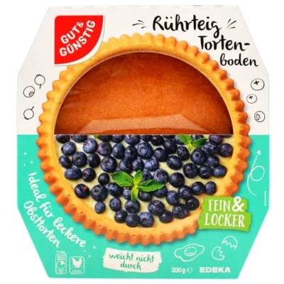 Abbildung von Gut &amp; Günstig Rührteig Tortenboden, 9er Pack (9 x 300g)