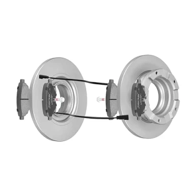 Abbildung von F.BECKER_LINE BREMSSCHEIBEN Ø280MM + BREMSBELÄGE HINTEN FÜR FORD TRANSIT