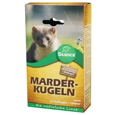 Abbildung von Silence Vergrämungsmittel Marder Kugeln zum Schutz vor Marderschäden