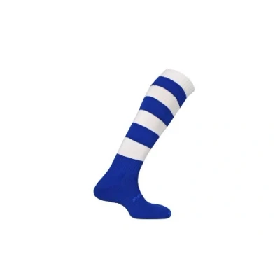 Abbildung von Mitre Mercury Ring Fußballsocken für Kinder Fußballmannschaft Kit leichte Lange Sportsocke atmungsaktiv, Königsblau/Weiß, Mini (30 34)
