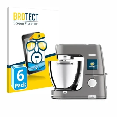 Abbildung von BROTECT (6 Stück Schutzfolie für Kenwood Titanium Chef Patissier XL Displayschutz Folie Ultra Klar