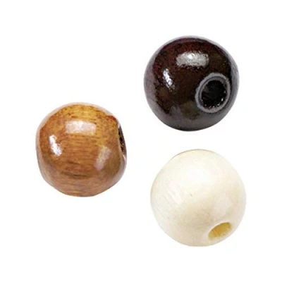 Abbildung von Holzperle 6mm braun Mix 125er