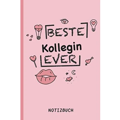 Abbildung von Beste Kollegin Ever: A5 Notizbuch als Geschenk für eine /punktiert Geschenke zum GeburtstagGeburtstagsgeschenk