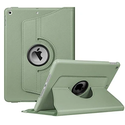 Abbildung von Fintie Hülle für iPad 10.2 Zoll 9.Generation / 8. Gen 7. (Modell 2021/2020/2019) mit Pencil Halter 360 Grad Rotierend Stand Schutzhülle Cover Auto Schlaf/Wach Funktion, Pastellgrün