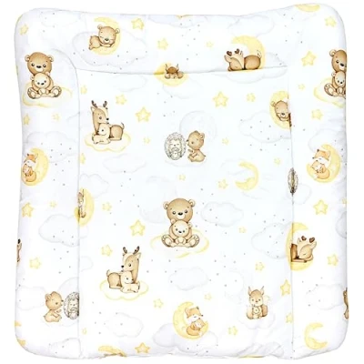 Abbildung von TupTam Wickelauflage Baby Wickeltischauflage mit Baumwollbezug Gemustert
