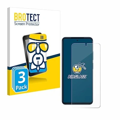 Abbildung von BROTECT Schutzglas für Xiaomi Redmi Note 11 (3 Stück) Schutzfolie Panzer Folie Glas [Extrem Kratzfest 9H, Anti Fingerprint, Ultra Transparent]