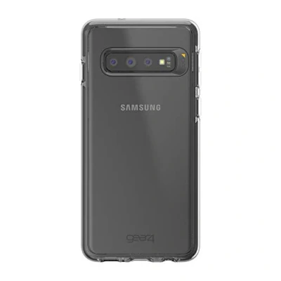 Abbildung von Samsung Galaxy S10 Hülle Kunststoff Gear4 Hard Case/Backcover Handyhülle Schwarz Shockproof/Stoßfest