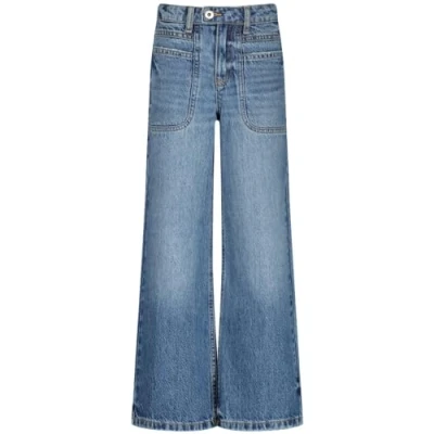 Abbildung von Vingino Cassie Flared Jeans für Kinder, Größe: 116, Blue vintage