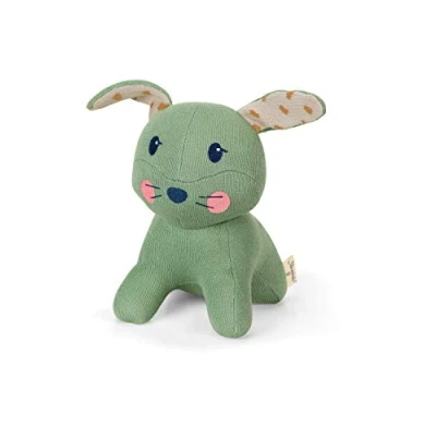 Abbildung von Sterntaler Stay true to nature Strick Spieltier Hase Kinni, Für Babys ab der Geburt, 29 x 15 13 cm, Hellgrün