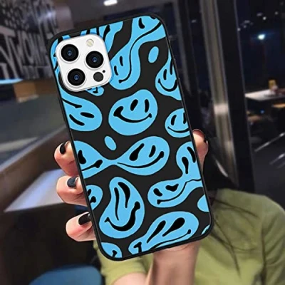 Abbildung von Oynyiqi Lustige Smiley Hülle für Samsung Galaxy A52 A51 A32 A31 A72 A71 A41 A12 A11 A21 A70 A50 A40 A30 A20 A10 A20S A21S Smile Face Cover,XIAOL,A018,A10S