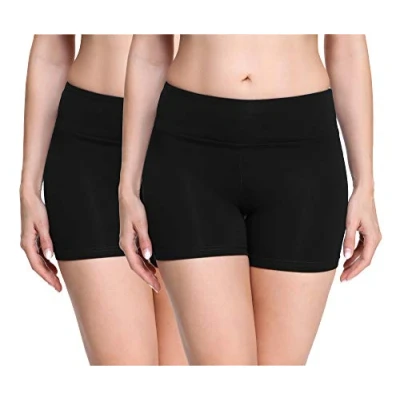 Abbildung von Merry Style Leggings 2Pak Damen Shorts Radlerhose Unterhose Hotpants kurze Hose MS10 284 (2 tlg) elastischer Bund
