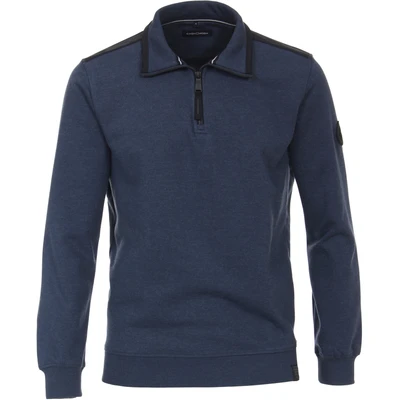 Abbildung von Casamoda Poloshirt, Herren, Größe: Medium, Sattes dunkelblau