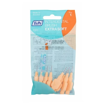 Abbildung von Interdentalbürsten Extra Soft hellorange 8er 8 Bürsten