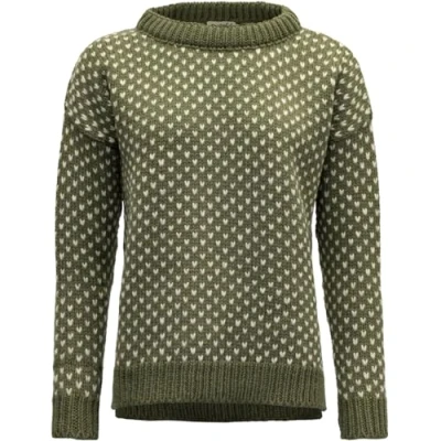 Abbildung von Devold of Norway Nordsjö Sweater W Damen (Gelb L ) Laufshirts