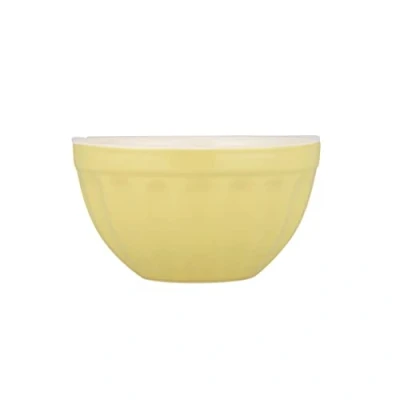 Abbildung von Ib Laursen Schüssel Mynte, Steingut, Gelb H:7cm D:13cm Steingut