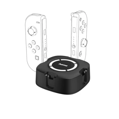 Abbildung von Hama Ladestation 4in1 für Nintendo Switch Joy Con mit Ladekabel, Schwarz Controller (1 tlg)