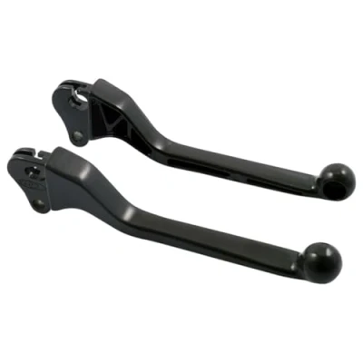 Abbildung von Sporthebel SIP schwarz, L 145mm, 2 Stück für VESPA P200E / PX200 E 200 VSX1T 2T AC 77 86