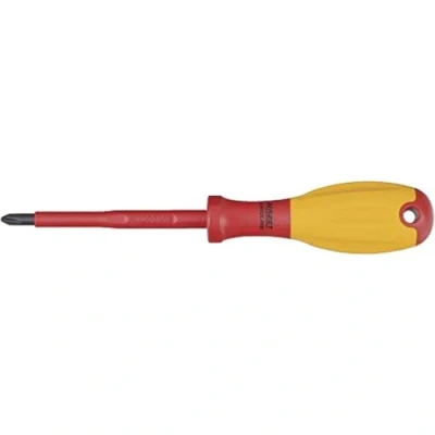 Abbildung von Hazet Elektriker Kreuzschlitz Schraubendreher PH 2 Klingenlänge: 100 mm (810VDE PH2)