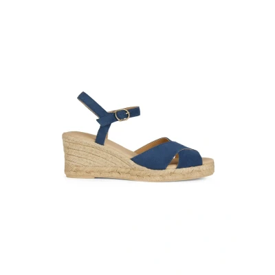 Abbildung von Geox D Gelsa Plateausandalette, Damen, Größe: 40, Navy Schuhe
