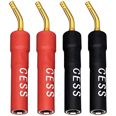 Abbildung von CNCESS CESS 054 Bananenstecker auf Pin Stecker Adapter, Schraubentyp 4 mm Banane, Stück