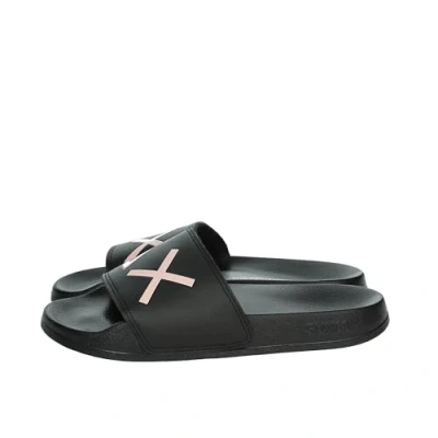 Abbildung von SUN68 Damen Slippers Logo Sandal, Nero, 37 EU