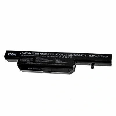 Abbildung von vhbw 1x Akku Ersatz für Clevo C4500BAT 6 Notebook (5200 mAh, 11,1 V, Li Ion)