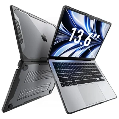 Abbildung von SUPCASE Unicorn Beetle Hülle für MacBook Air 13.6 Zoll (2022) A2681 M2 Chip, Bumper Case Stoßfest Schutzhülle Protective Hartschale Cover 13.6‘’ mit Touch ID (Schwarz)