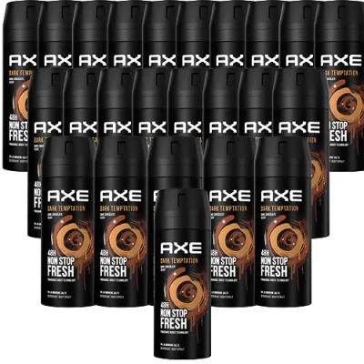 Abbildung von AXE Bodyspray Dark Temptation Deo Deospray Deodorant Spray Herren Männer Men ohne Aluminium 24x 150ml