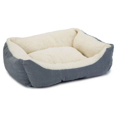 Abbildung von Beeztees Tierbett Katzenbett Mogina Plüsch blau