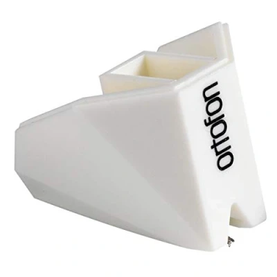 Abbildung von Ortofon Stylus 2M Mono Ersatznadel passend für austauschbar mit 78 optimal Vinyl Platten Micro Rillen weiß
