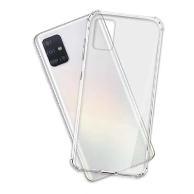 Abbildung von mtb more energy® Hülle Crystal Armor kompatibel mit Samsung Galaxy A51 (SM A515, 6.5&#039;&#039;) verstärkte Ecken Anti Shock Schutzhülle Case Cover Tasche
