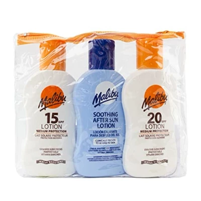 Abbildung von MALIBU TRAVEL SET PACK 1x 100ML SUN LOTION SPF15, SPF20 AND 1 x 100 ML AFTER CREAM
