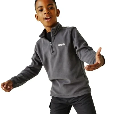 Abbildung von Regatta Boy &#039;s Hot Shot II Fleece Jacke Seal Grey, 86,4 cm