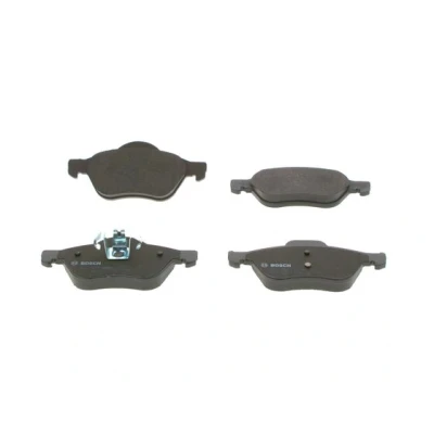 Abbildung von BOSCH 0 986 494 439 Bremsbelagsatz Low Metallic mit Montageanleitung, Anti Quietsch Blech, Kolbenclip RENAULT: SCENIC 2, MEGANE 2