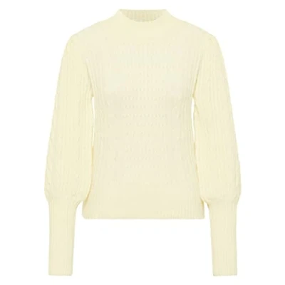 Abbildung von faina Women&#039;s Strickpullover, WOLLWEISS, Medium/Large