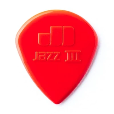 Abbildung von Dunlop 47P3N Plektren für Gitarre, Rot, 6 Stück