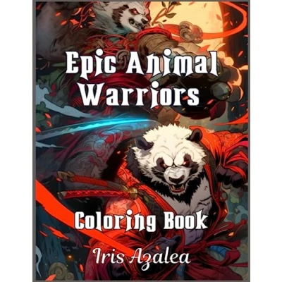 Abbildung von Epic Animal Warriors: Intricate Coloring Book for Grown up Teens and Adults Animals in Battle Armor with Swords Spears: Ideal to escape their ... Inner Peace, Ignite Creative Expression