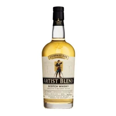 Abbildung von Compass Box Artist Blend Scotch Whisky Reichhaltige Aromen Mit Noten von gerösteter Eiche, Vanille und Gewürzen 700ml 43% vol.